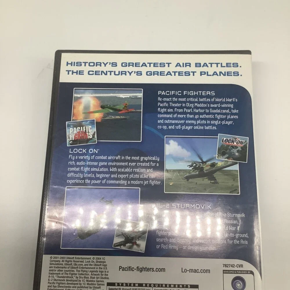 The Ultimate Flight Collection PC Game‎ Pacific Fighters Lock On Il-2 Ubisoft
